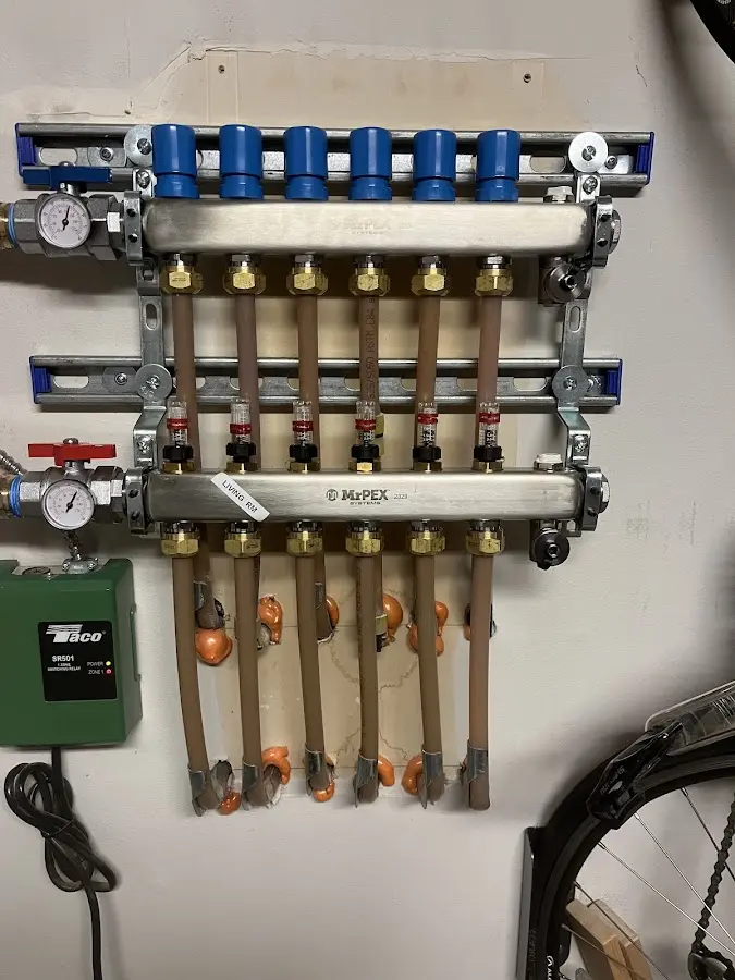 Plumber performing Leak Detection at a residential property in Crystal Springs